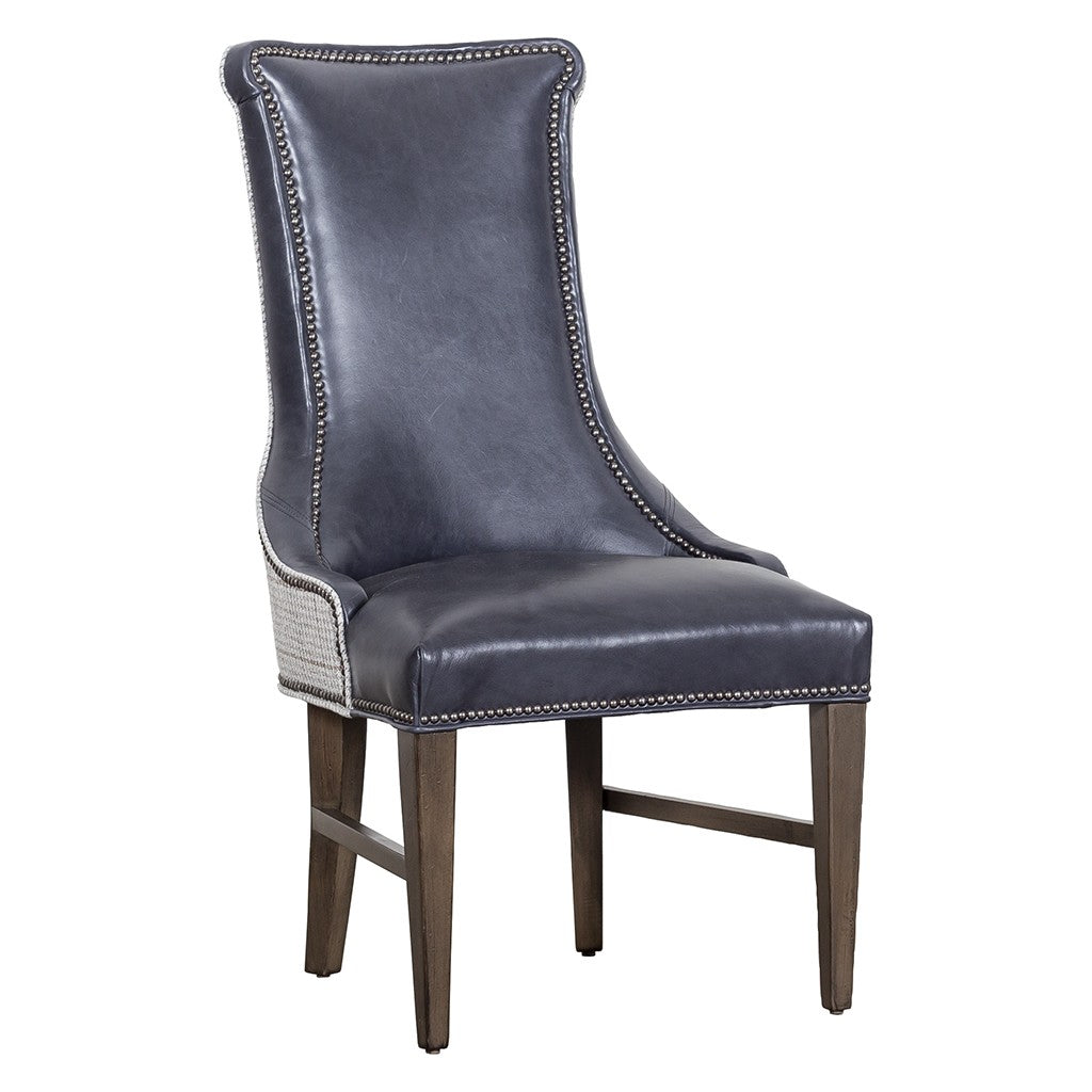 Trenton Leather Side Chair (L-8852-05-2) - Fairfield Chair