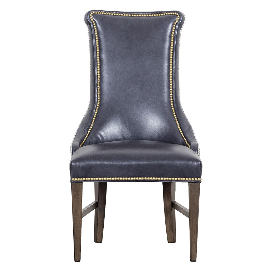 Trenton Leather Side Chair (L-8852-05-6) - Fairfield Chair