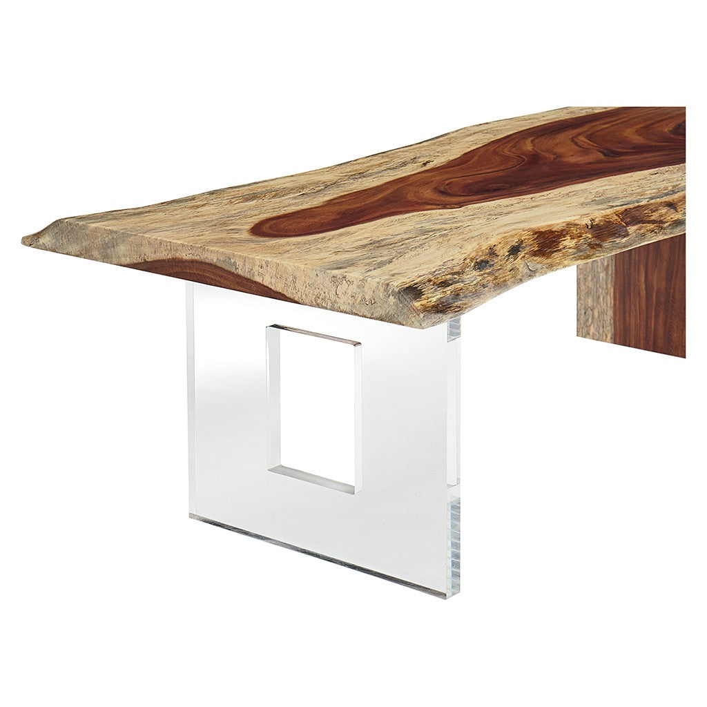 Natural Guanacaste 54" Waterfall Cocktail Table (LE54-WC) - Fairfield Chair