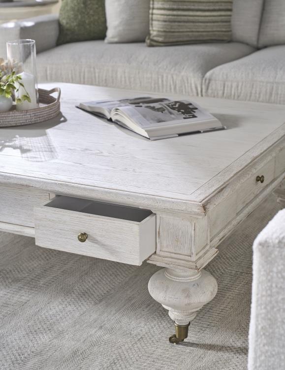 Grand Oak Cocktail Table - White – Coffee Tables by Century Furniture | Sutter & Vale