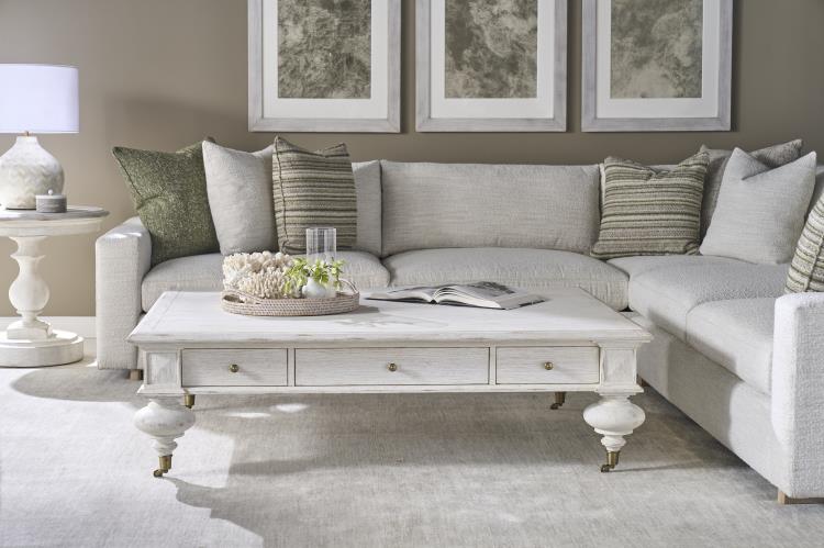 Grand Oak Cocktail Table - White – Coffee Tables by Century Furniture | Sutter & Vale