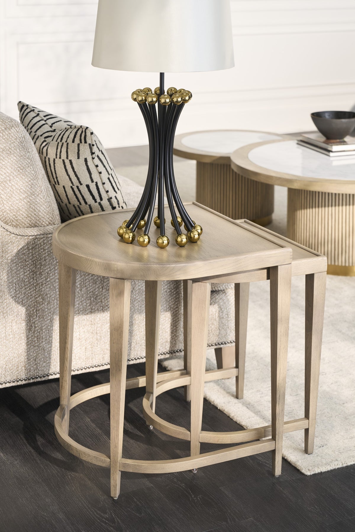 Small Round Bunching Cocktail Table (8030-CT) - Fairfield Chair