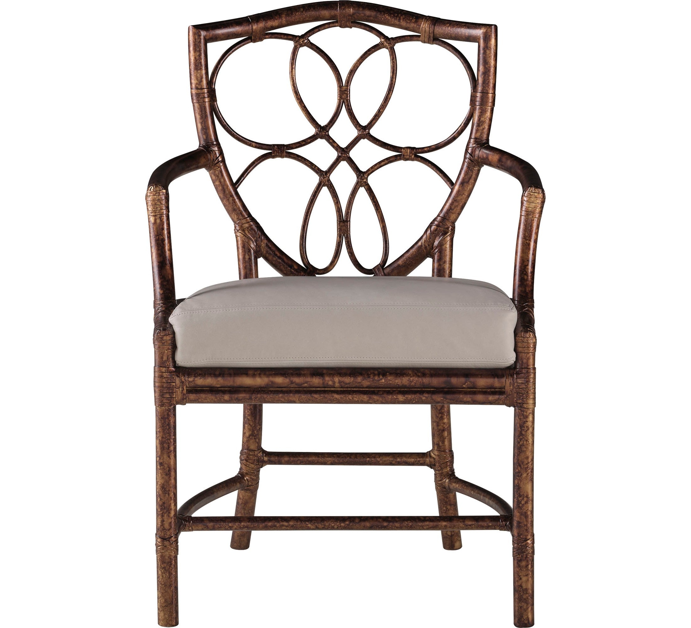 Shield Back Dining Arm Chair