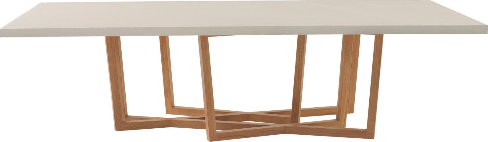 Cutter Rectangle Dining Table Stone Top
