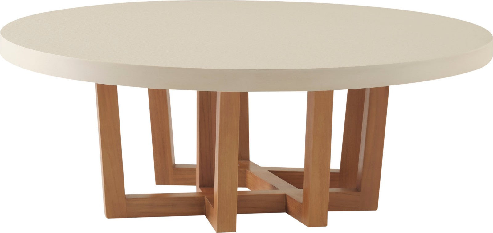 Cutter Round Cocktail Table Stone Top