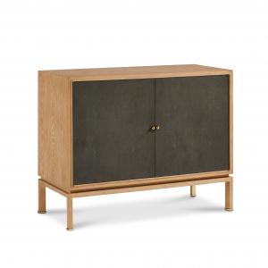 Archie Two-Door Shagreen Cabinet