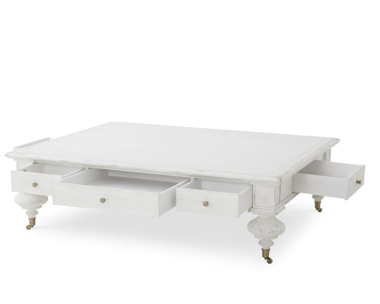 Grand Oak Cocktail Table - White – Coffee Tables by Century Furniture | Sutter & Vale