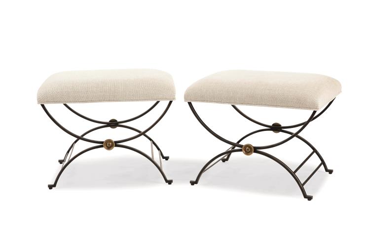 Niles Bench With Fabric Seat – Ottomans by Century Furniture | Sutter & Vale