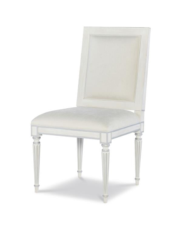 Barrington Side Chair - White/Silver – Dining Chairs by Century Furniture | Sutter & Vale