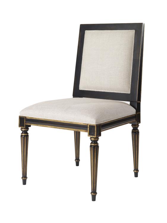 Barrington Side Chair - Black/Gold – Dining Chairs by Century Furniture | Sutter & Vale