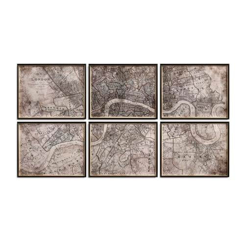Districts of the Metropolis - Set of 6 – Bedroom by Jonathan Charles | Sutter & Vale