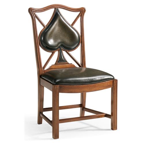 Playing Card "Spade" Side Chair – Accent Chairs by Jonathan Charles | Sutter & Vale