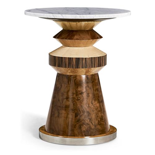 Rook Round Accent Table – Living Room by Jonathan Charles | Sutter & Vale
