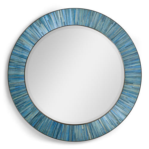 Sapphire Round Wall Mirror – Mirrors by Jonathan Charles | Sutter & Vale