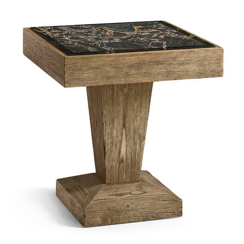 Echo Canyon Square Marble Side Table – Living Room by Jonathan Charles | Sutter & Vale