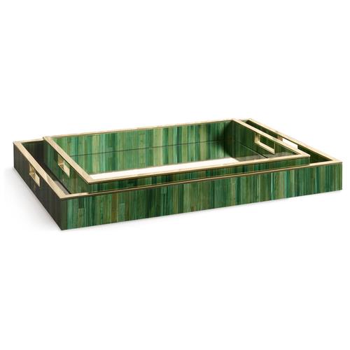 Verdure Rectangular Tray - Set of 2 – Accent Chairs by Jonathan Charles | Sutter & Vale