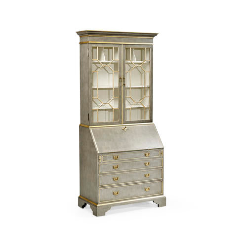 Buckingham Georgian Grey & Gilded Secretary – Desks by Jonathan Charles | Sutter & Vale