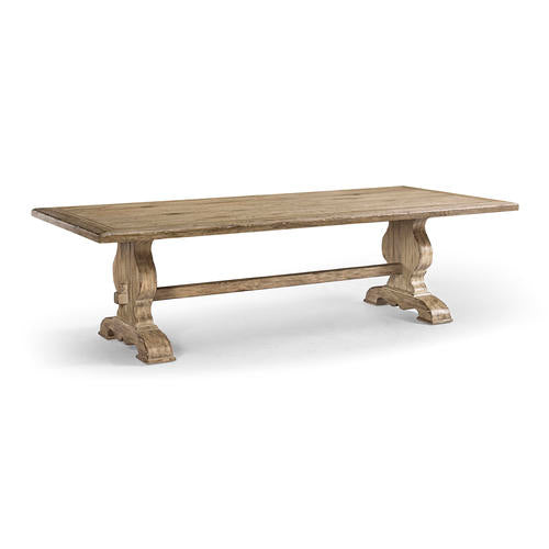 Sagehill Rectangular Trestle Table 124" – Dining Tables by Jonathan Charles | Sutter & Vale