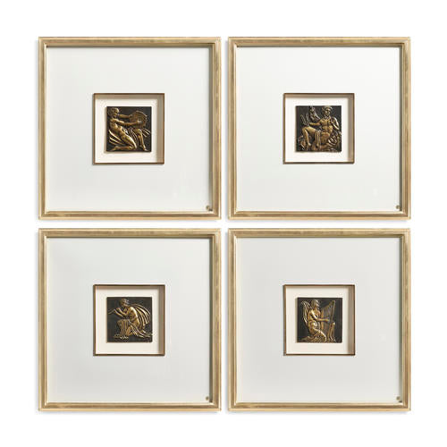 The Music of Bronze – Set of 4 – Accent Chairs by Jonathan Charles | Sutter & Vale