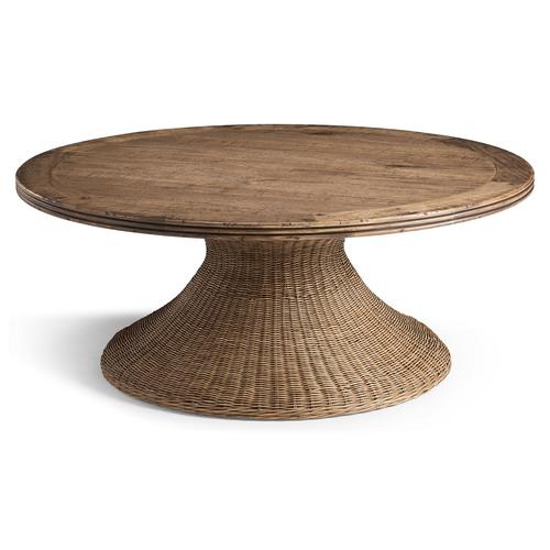 Palm Court Rattan Coffee Table – Living Room by Jonathan Charles | Sutter & Vale