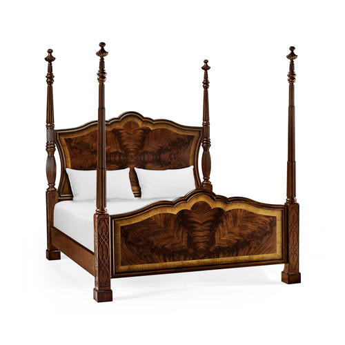 Four Poster Mahogany US King Bed – Bedroom by Jonathan Charles | Sutter & Vale