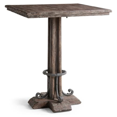 Caldera Oscura Square Bar Table – Dining Room by Jonathan Charles | Sutter & Vale