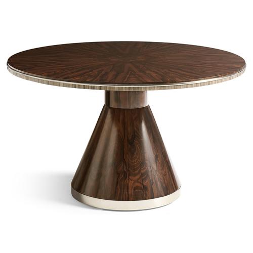 Terra Ziricote Round Dining Table 48" – Dining Tables by Jonathan Charles | Sutter & Vale