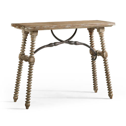 Caldera Turned-Leg Console Table – Consoles by Jonathan Charles | Sutter & Vale