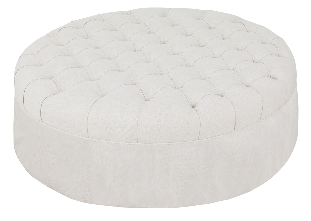 Tufted Top 36" Round Ottoman (ODTS-36) - Fairfield Chair