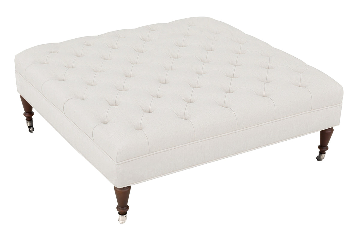 Tufted Top 36" Square Ottoman (OSTR-36-2) - Fairfield Chair