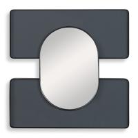 Embrace Square Mirror - 24x24 Smoke