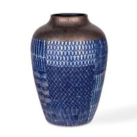 Ikat Quilt Vase
