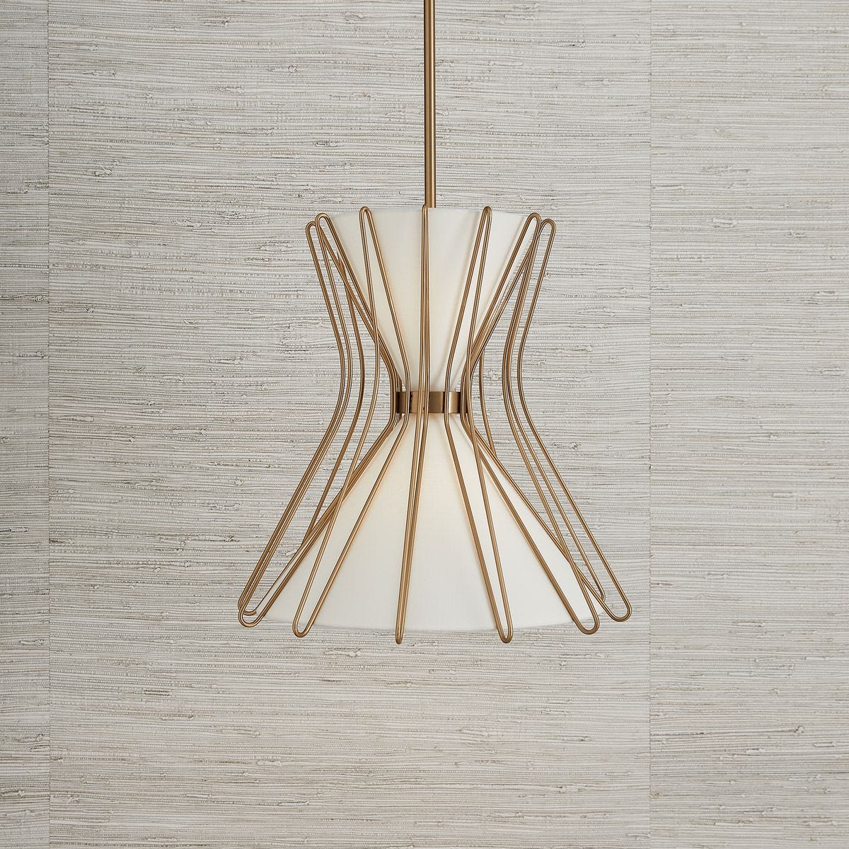 Boomerang, 2 Lt Pendant - Brass Small