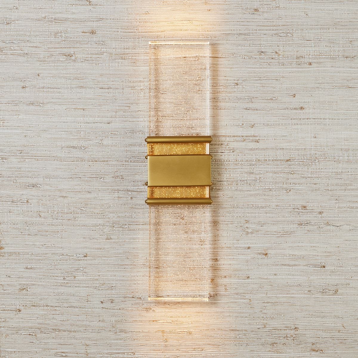 Banded Block, LED Sconce