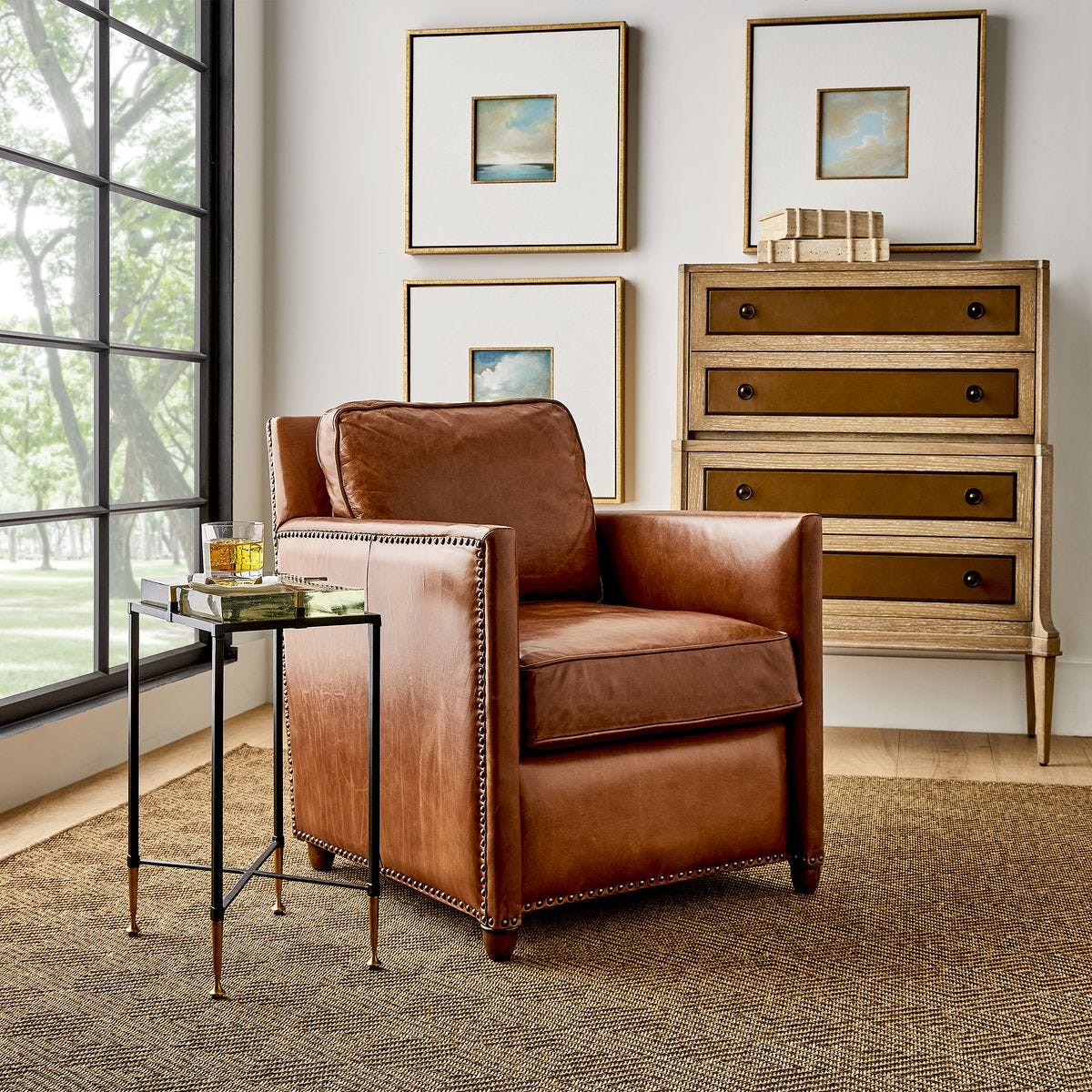 Roosevelt Club Chair - Cognac