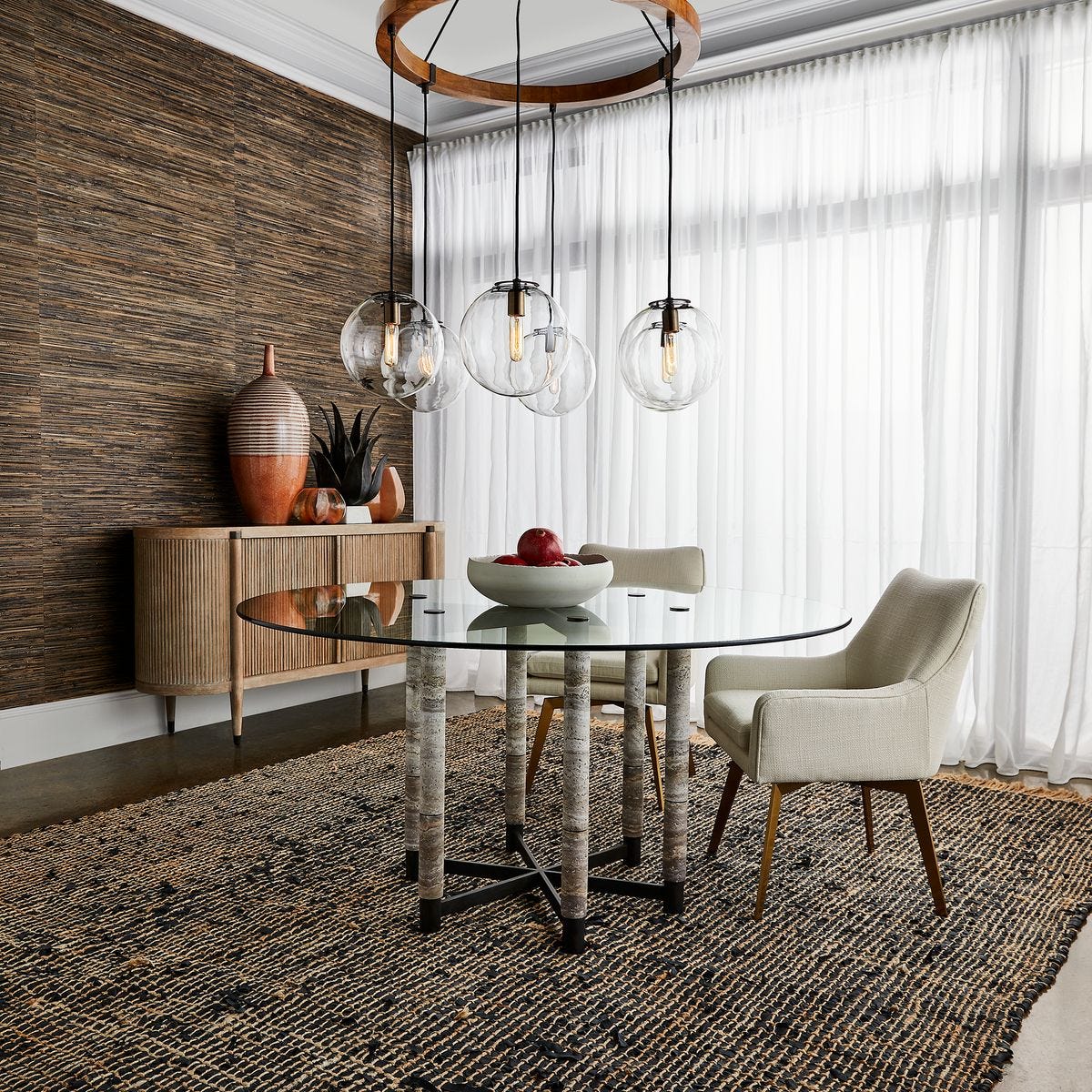 Let's Twist Dining Chair - Ivory