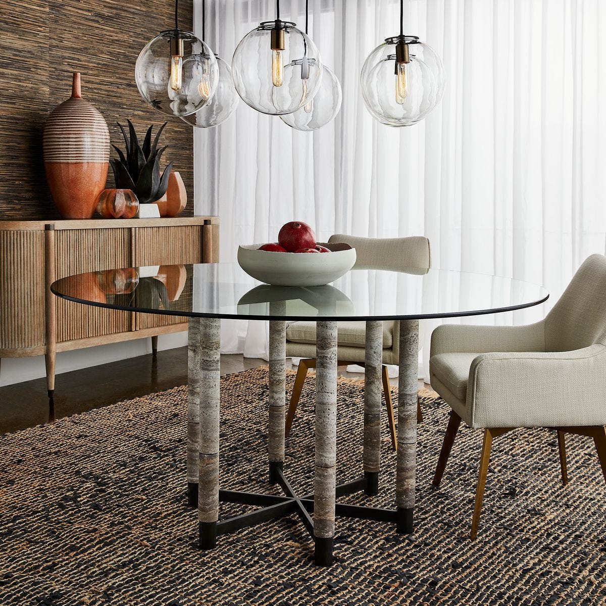 Hex Dining Table, 2 Cartons