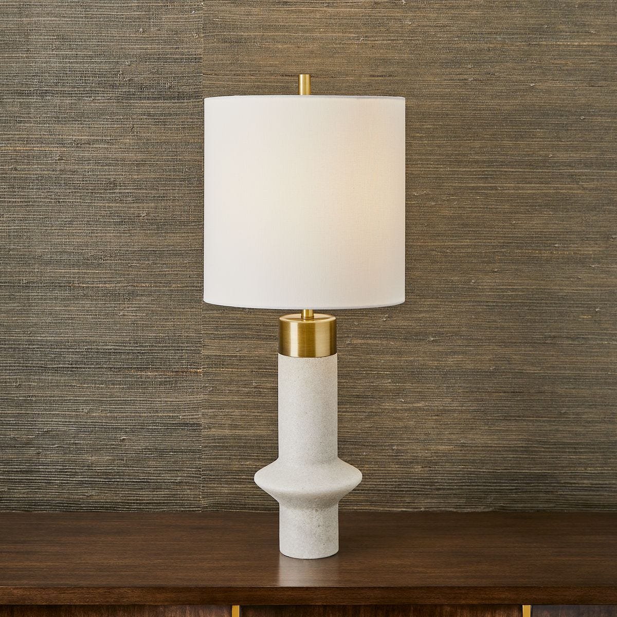 Edge Table Lamp - White