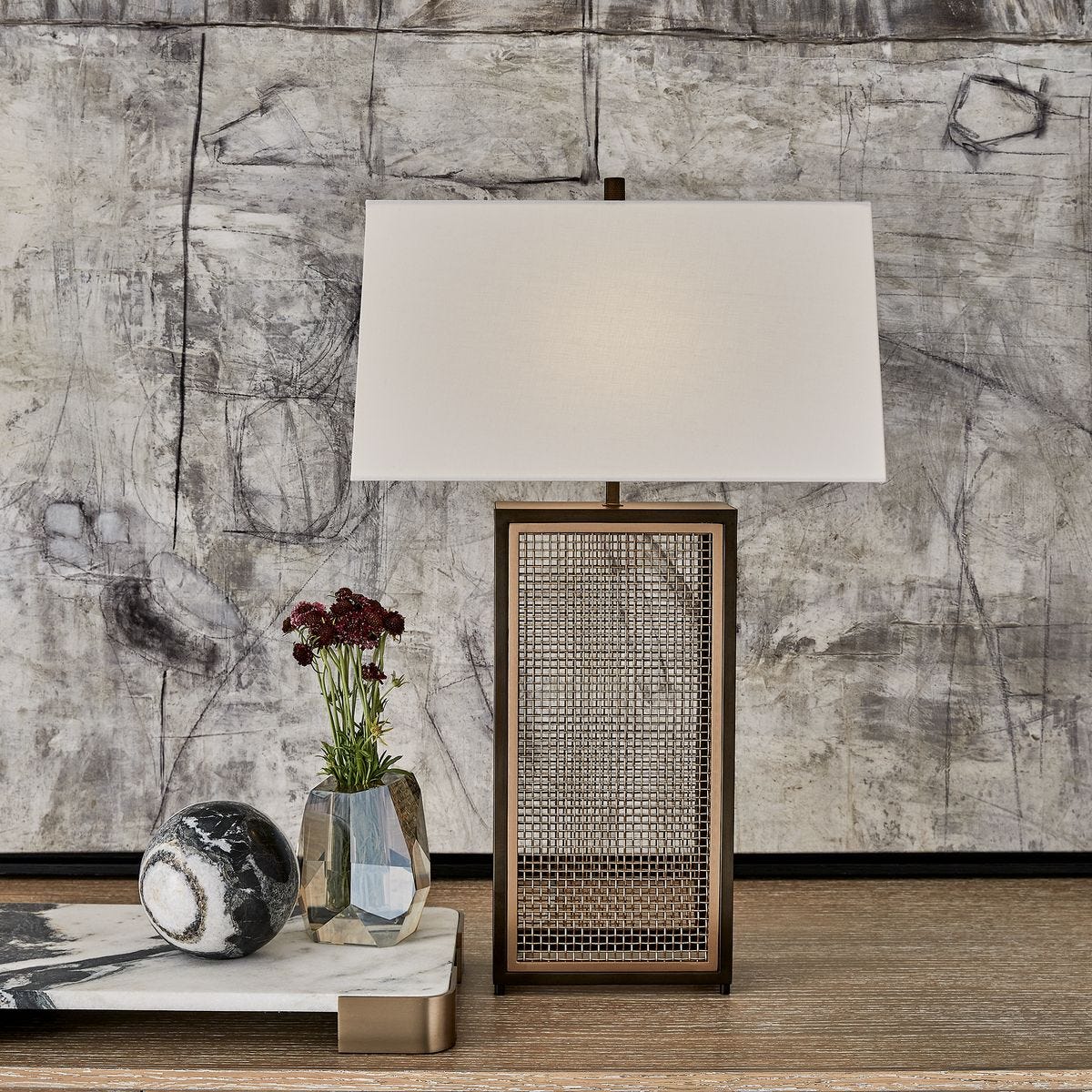It's a Mesh Table Lamp