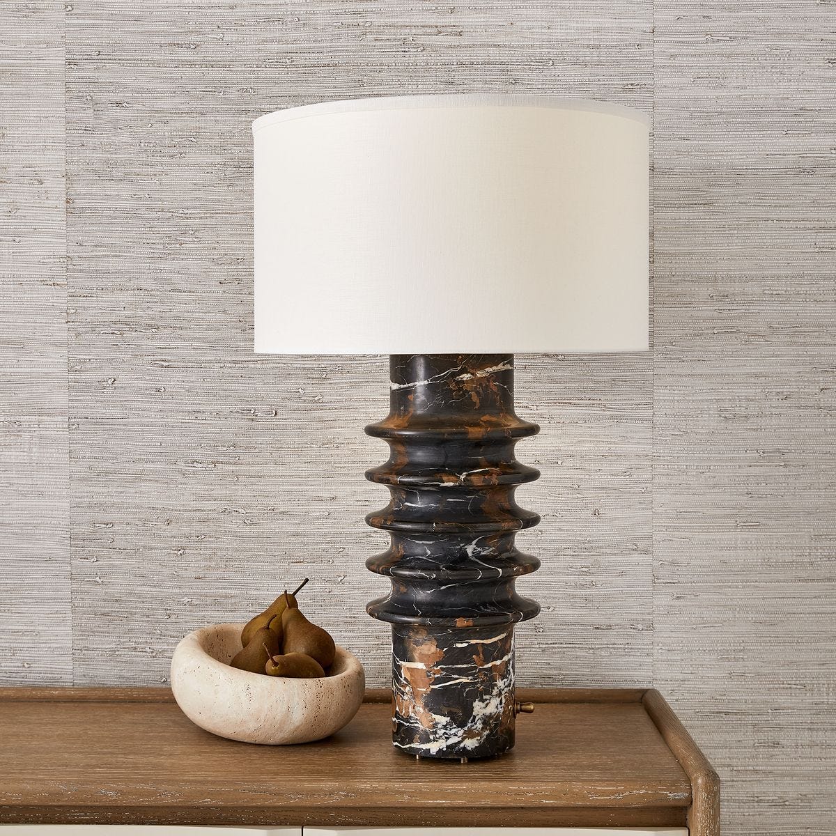 Ring Around Table Lamp - Michelangelo Marble