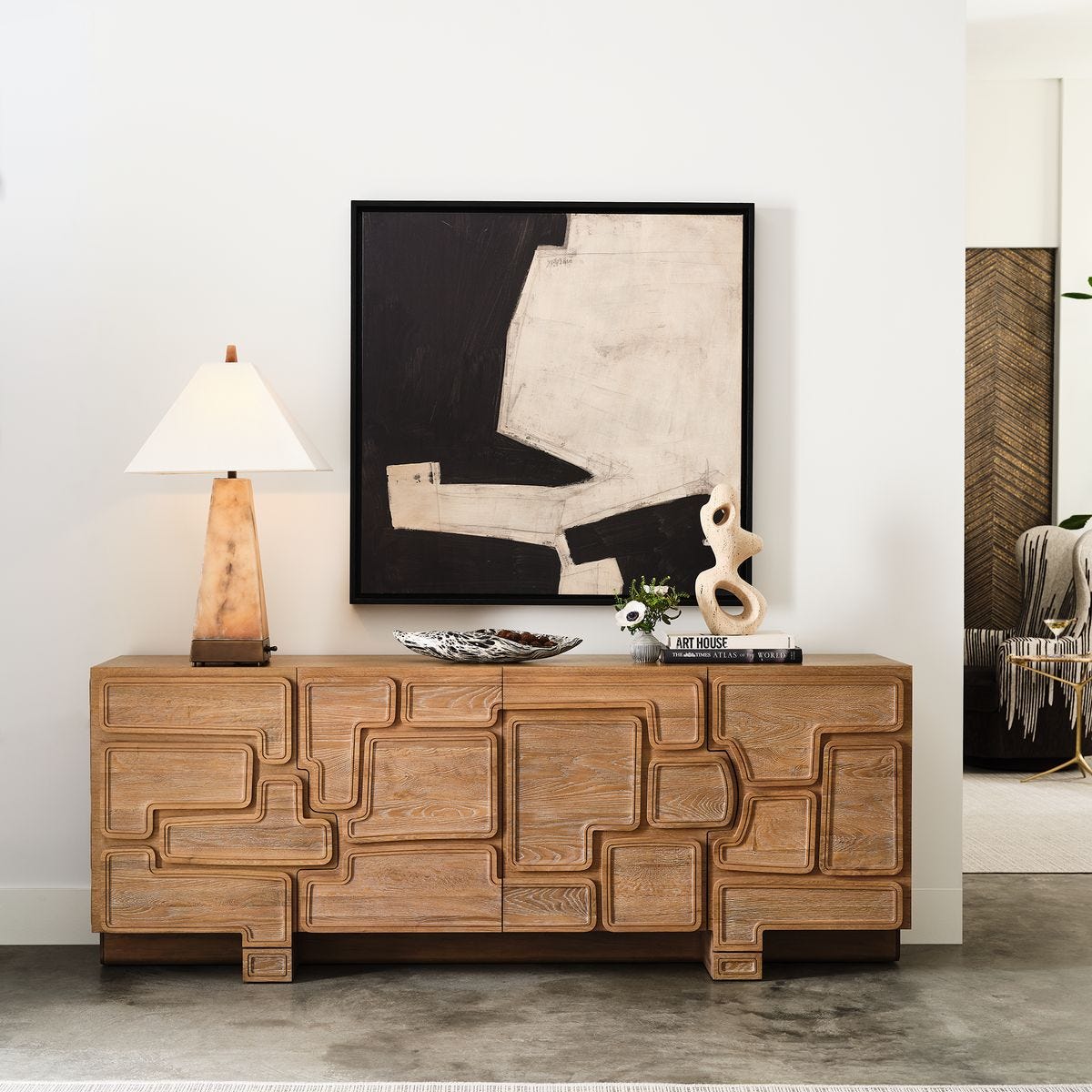 Parcel 4 Door Cabinet
