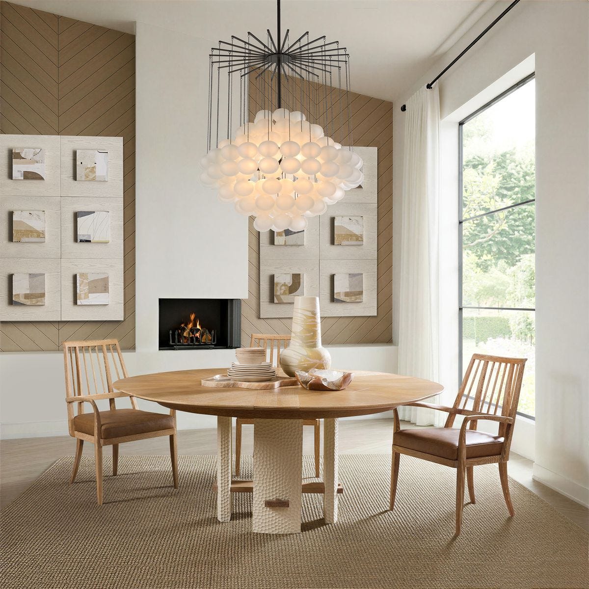 Hewn Expandable Dining Table, 2 CARTONS