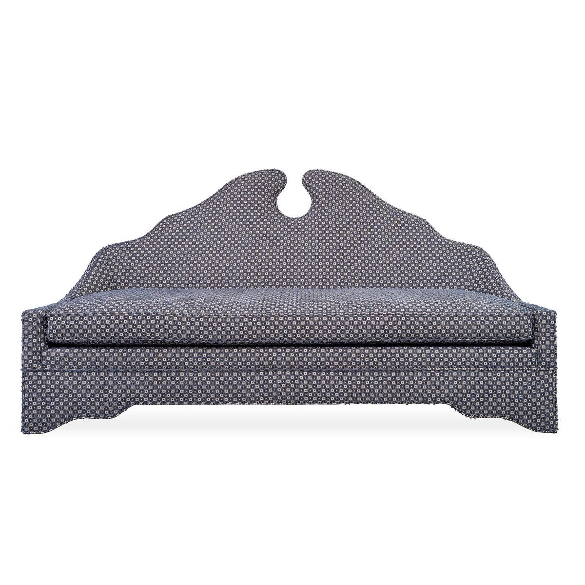 Keyhole Bench - Lala Blue