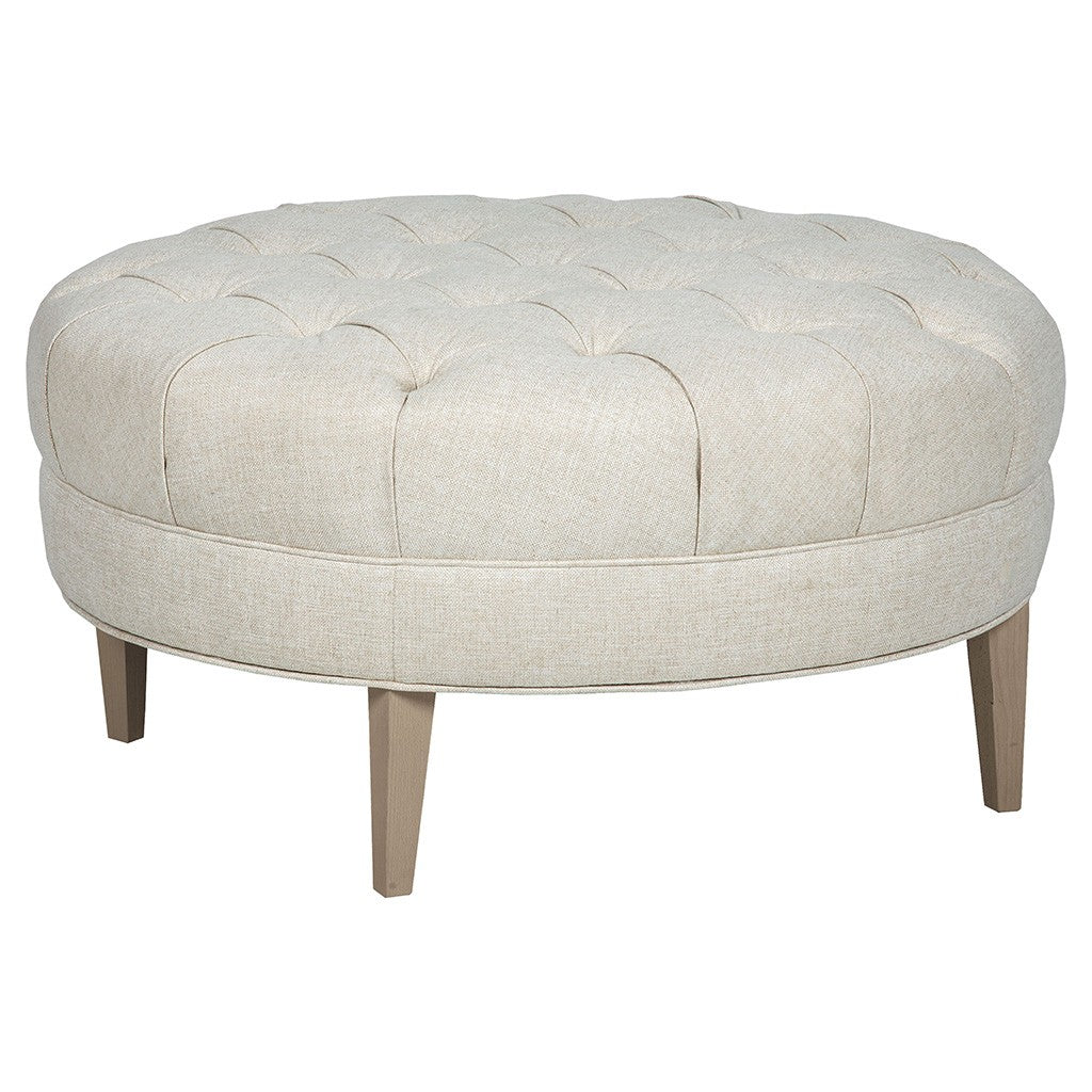 Hand Tufted Round Ottoman (RTSW-36) - Fairfield Chair