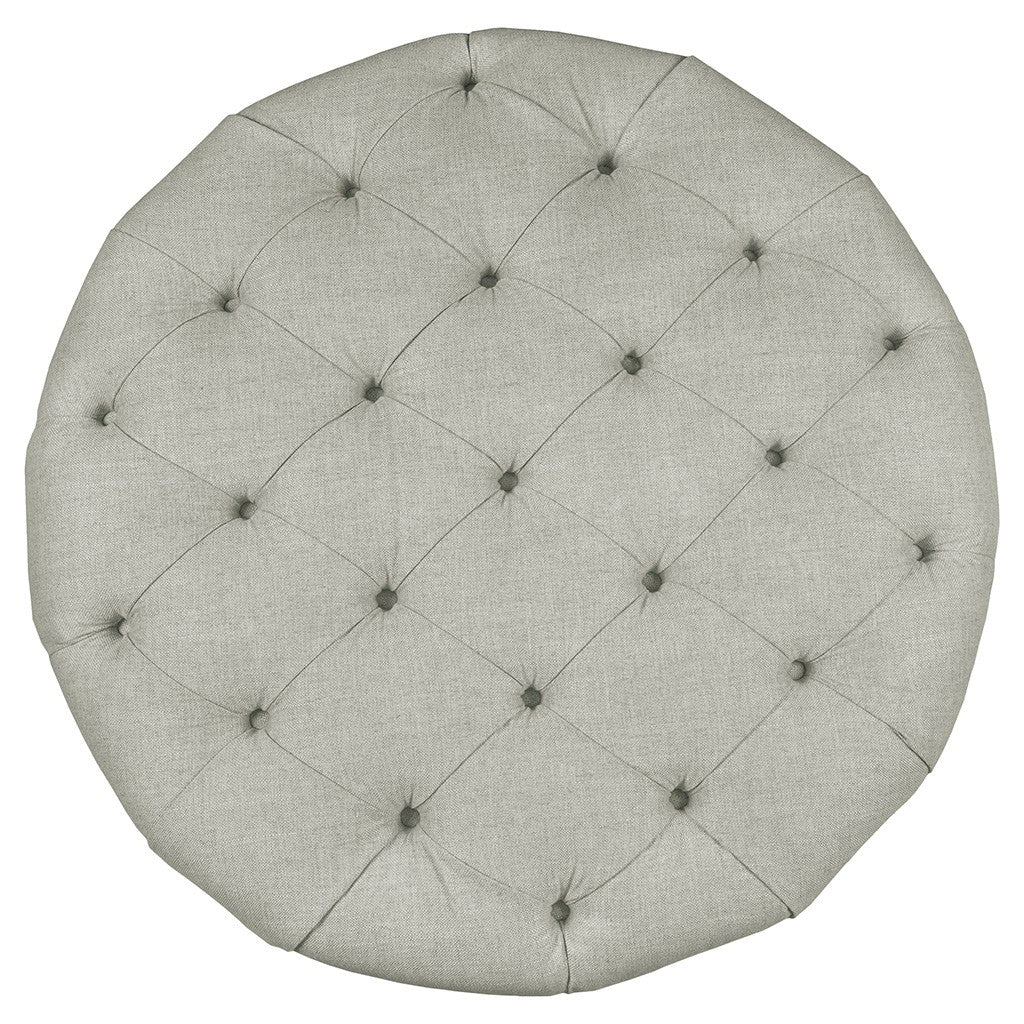 Hand Tufted Round Ottoman (RTSW-36) - Fairfield Chair