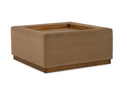 Alba Cocktail Ottoman W/ Wood Tray