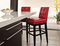 Mann Tufted Memory Swivel Counter Stool