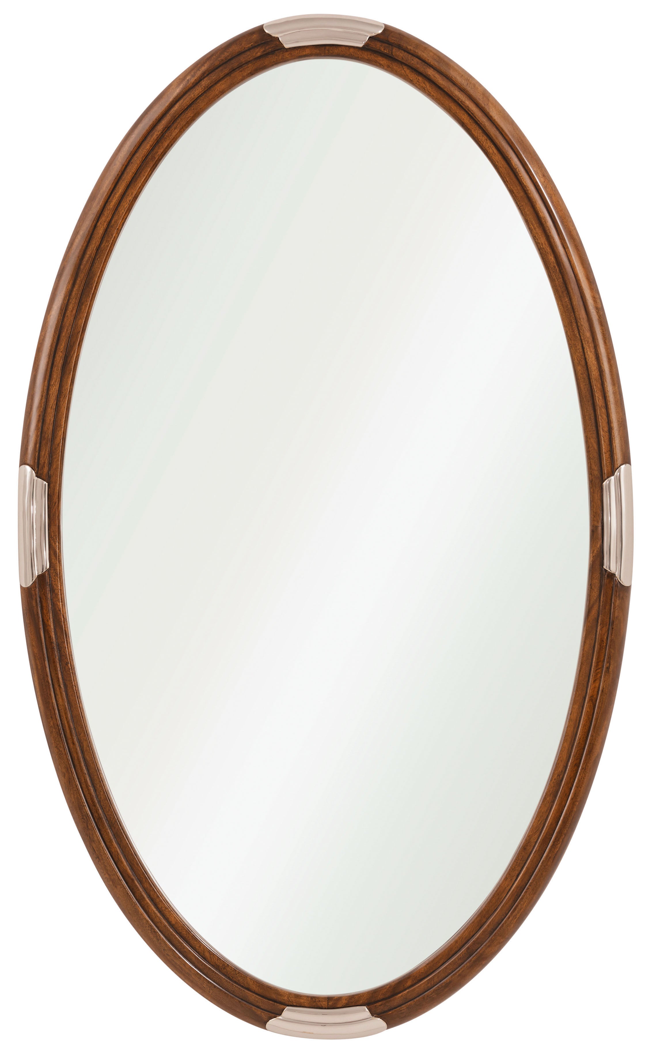 Dorchester Mirror II in VCF1833_Mayfair_MCF494_Antique_White_Brass / Solid Wood, Brass, Mirror - Theodore Alexander