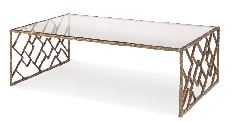 Lattice Bronze Cocktail Table – Coffee Tables by Century Furniture | Sutter & Vale