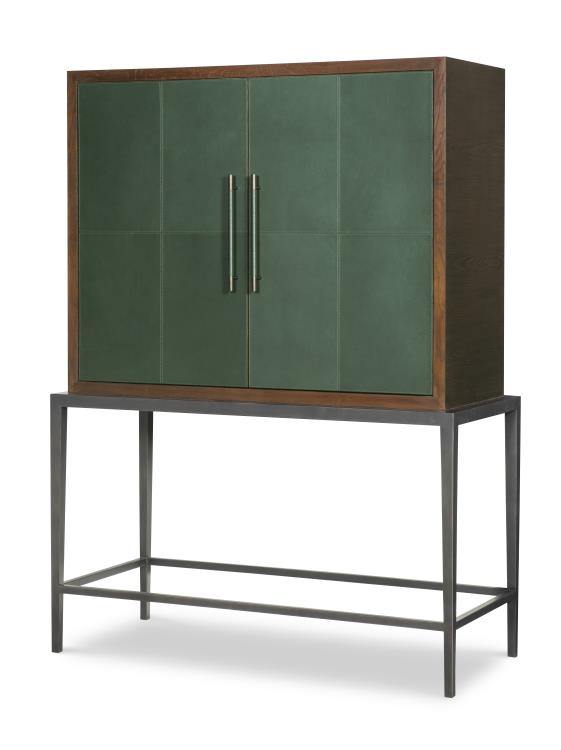 Scheffer Bar Cabinet - Evergreen – Bar Cabinets by Century Furniture | Sutter & Vale